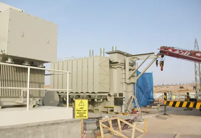 August 09, 2010 - 220/33kV Transformer Erection — TRANSCO(2010) Contract No. N-7747 (COMPLETED)