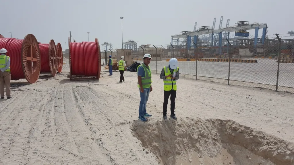 Terminal Phase 2 project site — CHINA HARBOUR ENGINEERING CO. L.L.C Cable Works (Completed)