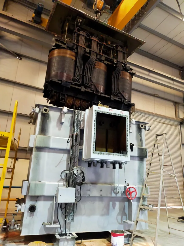 2020.02.10 - Core Coil Assembely out of Transformer (cable box side)