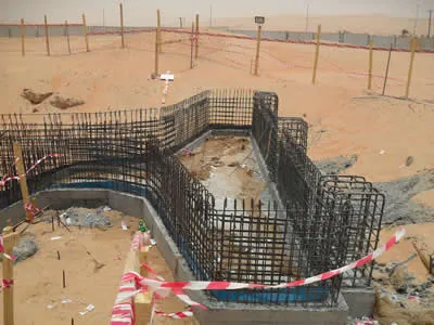 220 kV Trench Base casted