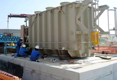 August 18, 2010 - Fixing of 60-90 MVA Power Transformer on foundation — TRANSCO Contract No. N-7641