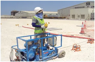 5 Cable laying by machine