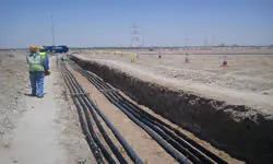 Cable spaceing