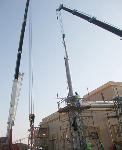 January 2012 - Installation of 400kV bushings — SIEMENS Contract No. CNE/599D