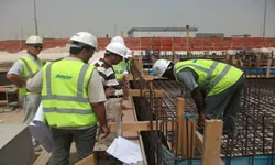 July 12, 2012 - Abu Dhabi Municipality inspection prior to transformer foundation concreting — TRANSCO(2011) Contract No. N-11777(COMPLETED)