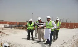 July 12, 2012 - Abu Dhabi Municipality inspection prior to transformer foundation concreting — TRANSCO(2011) Contract No. N-11777(COMPLETED)