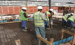 July 12, 2012 - Abu Dhabi Municipality inspection prior to transformer foundation concreting — TRANSCO(2011) Contract No. N-11777(COMPLETED)