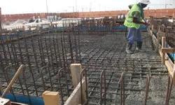 July 12, 2012 - Abu Dhabi Municipality inspection prior to transformer foundation concreting — TRANSCO(2011) Contract No. N-11777(COMPLETED)