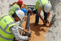 July 2009 - Cable Pulling at Reem Island — TRANSCO Contract No. N-4915 – Reem Island – (COMPLETED)