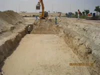 EXCAVATION AT SPAN 7
