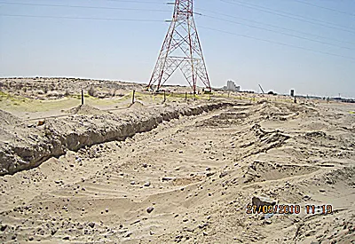 Excavation in Span 11 at Yas Isaland