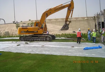 August 2010 - excavator rate 40 meter per day sp4 / the area for sp7 — SUDKABEL – Project- N-6526 – Yas Island