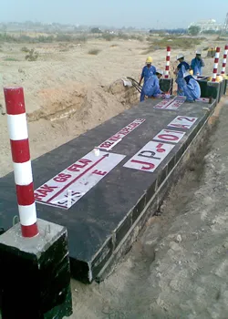 Joint pit Paint Marking