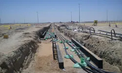 Span-13 cable layed