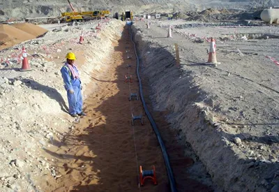 d_415 LV Cable Pulling From Jointing Point to Se