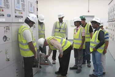 familiarization to equipments and panels