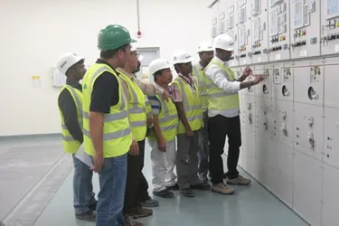 familiarization to equipments & panels.