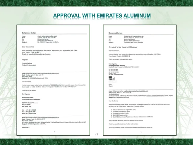 Approval from Utilities