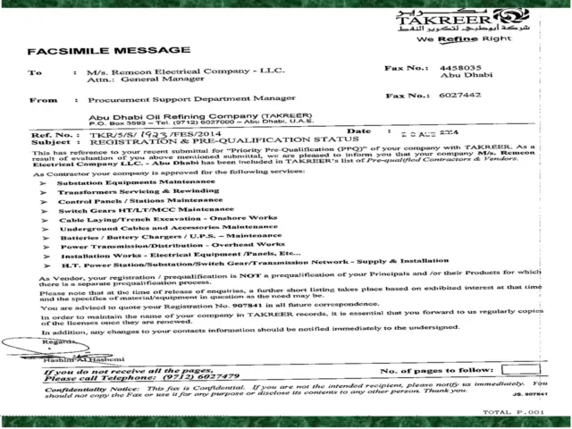 Approval from Utilities