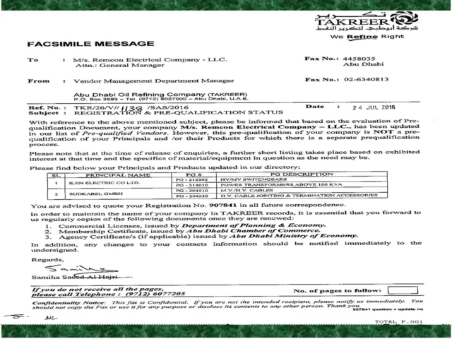 Approval from Utilities