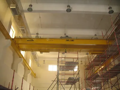 indoor crane installed at 132kV room