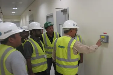 safe entry to 11kV & 33kV switchgear room