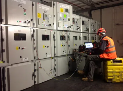 Secondary injection testing of switchgear panels